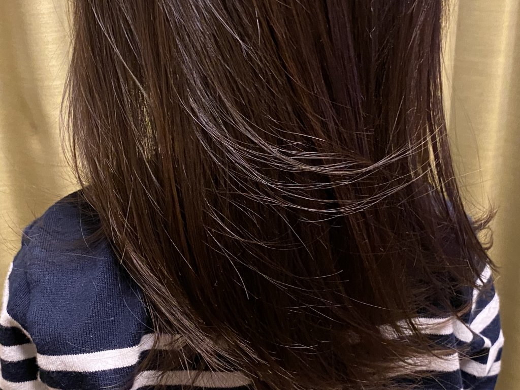 パナソニック ヘアドライヤー ナノケア EH-NE23 髪の状態
