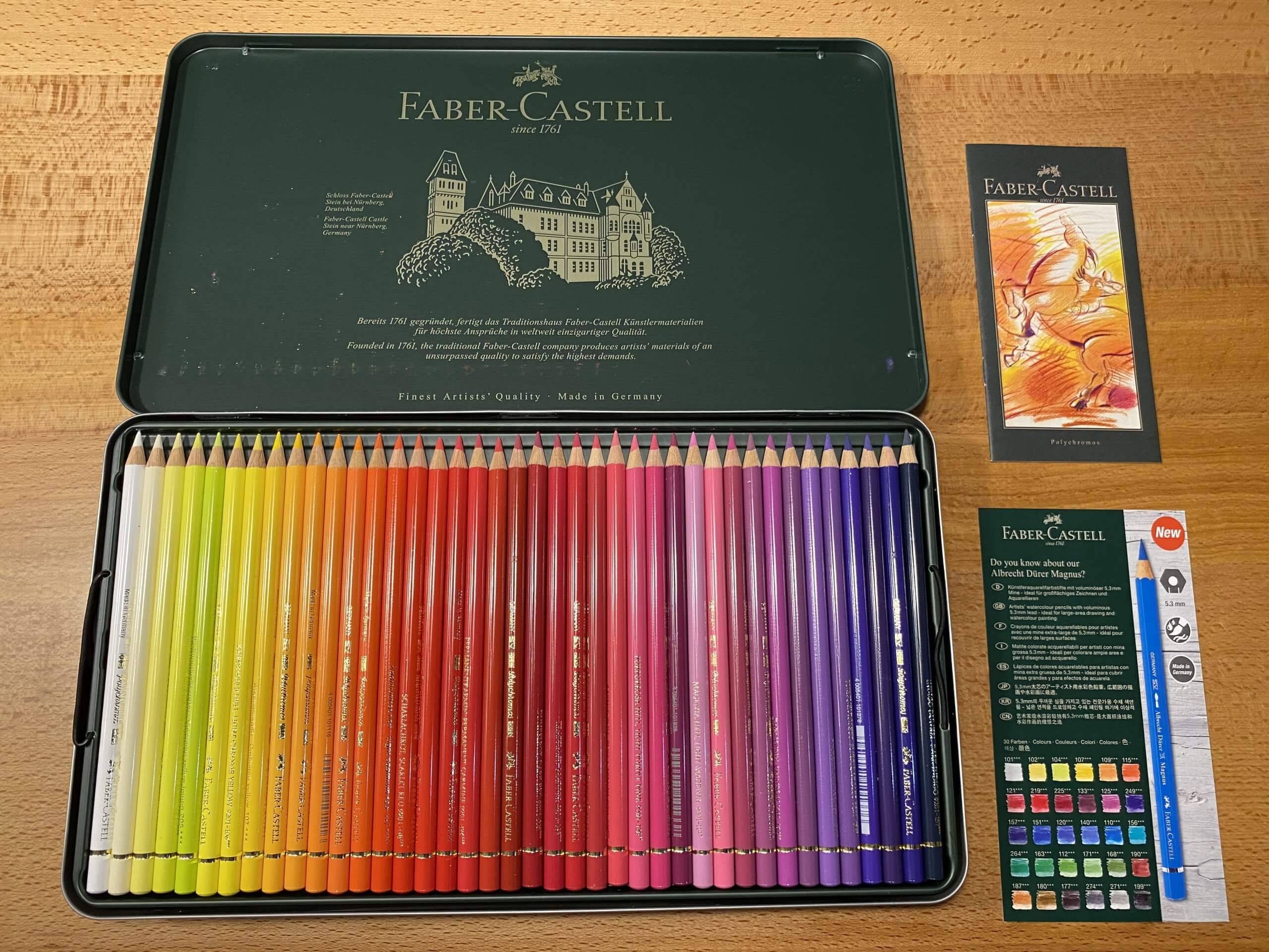 Faber-Castell ファーバーカステル ポリクロモス色鉛筆セット 120色 缶 