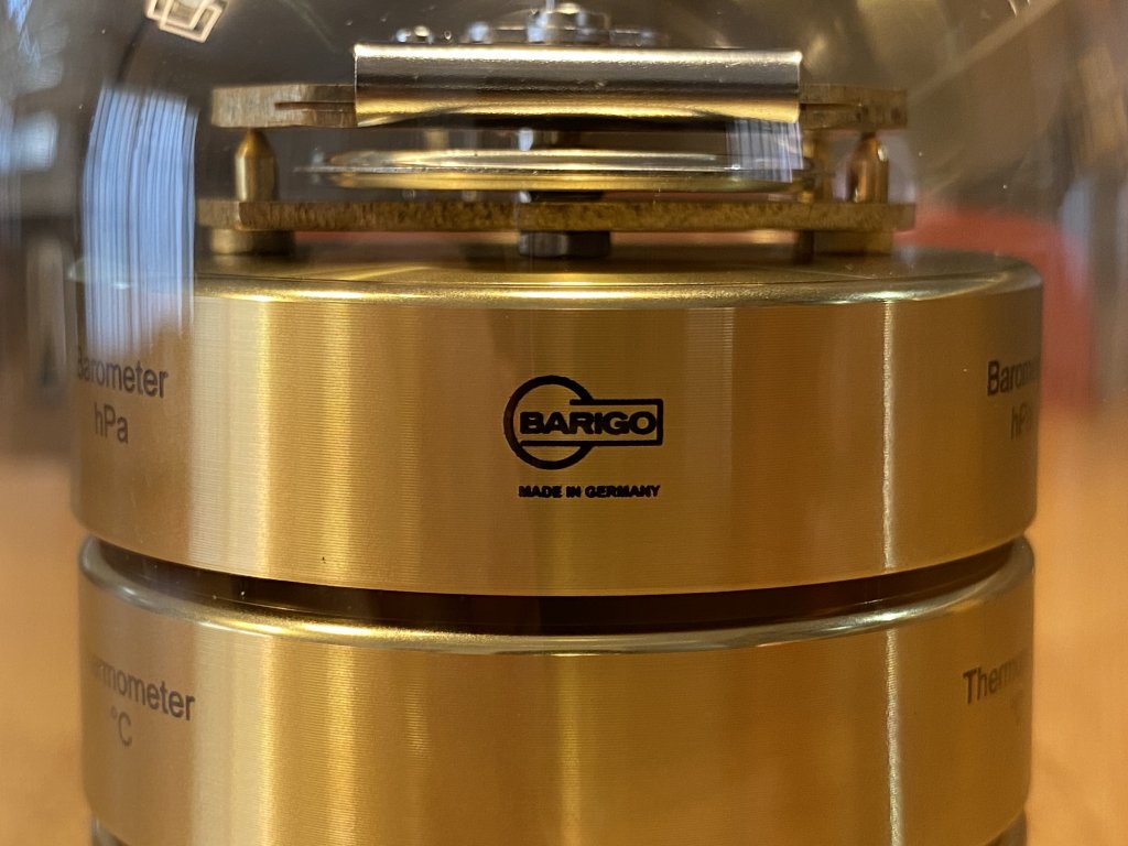 BARIGO バリゴ 温湿気圧計 ロゴ