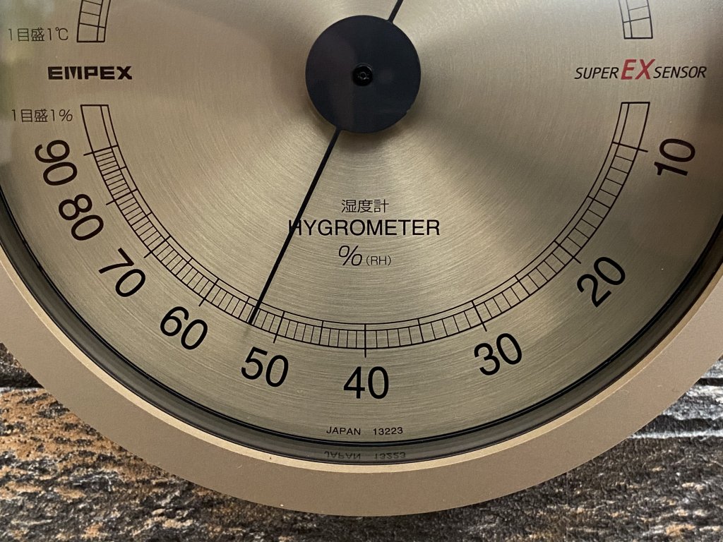 エンペックス気象計 温度湿度計 スーパーEX 湿度計