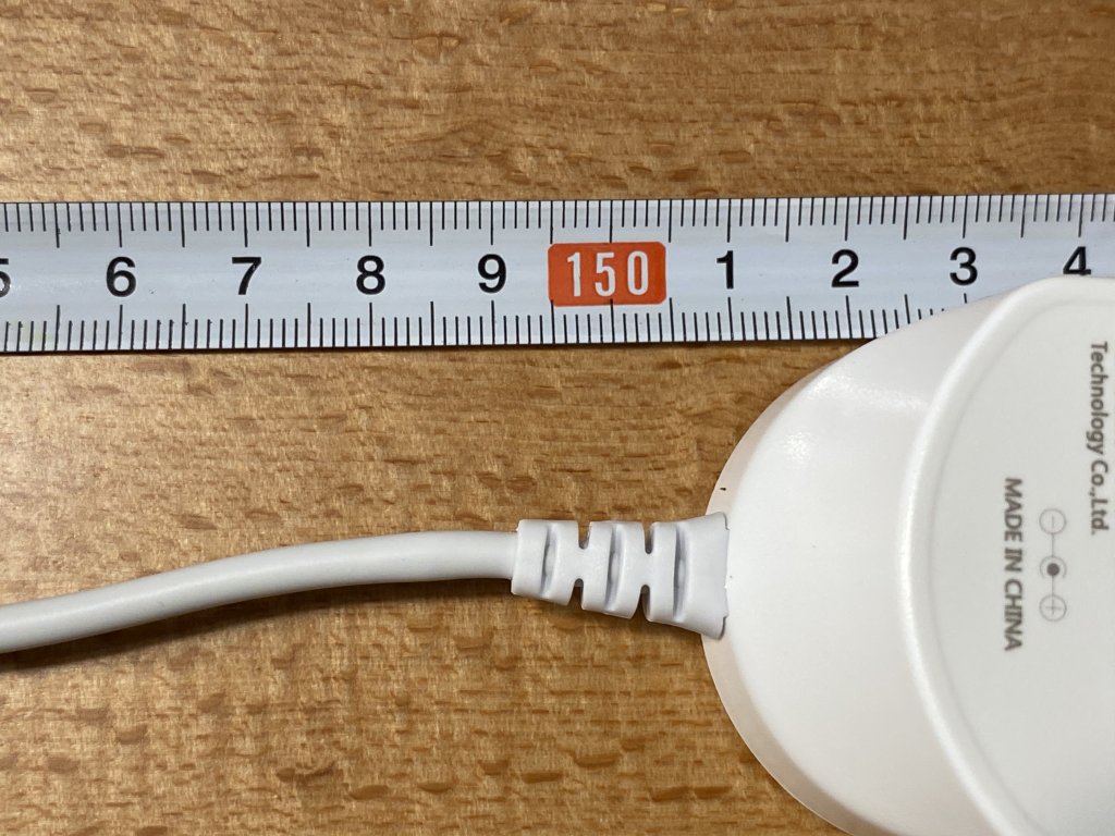 ENETREE 高速ワイヤレス充電器 EWCP01 コード長