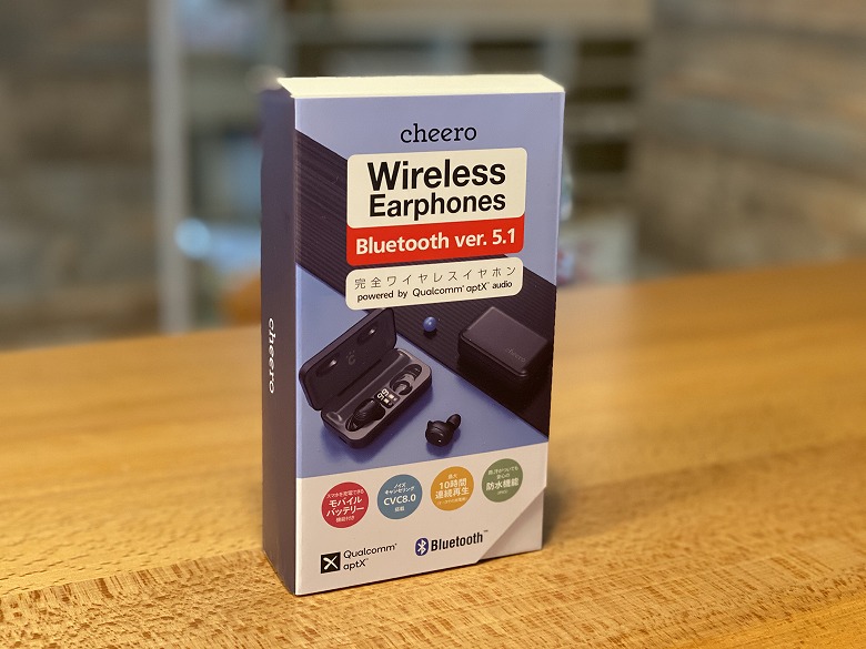 cheero Wireless Earphones Bluetooth 5.1 外箱
