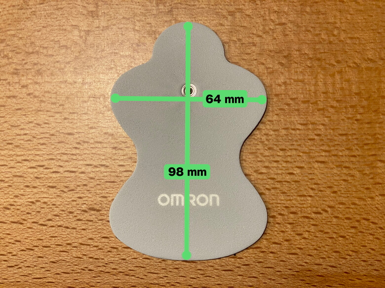 オムロン 低周波治療器 HV-F022 ロングライフパッドサイズ