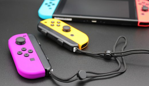 【Joy-Con(L) ネオンパープル/(R) ネオンオレンジ レビュー】カラーバリエーションが豊富な純正Nintendo Switch用無線コントローラー
