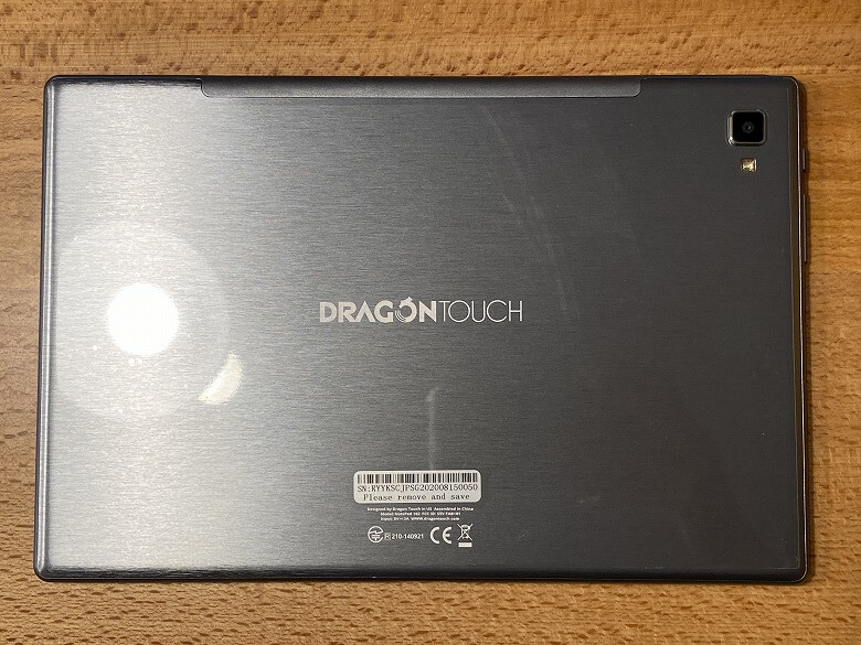 Dragon Touch NotePad 102 背面