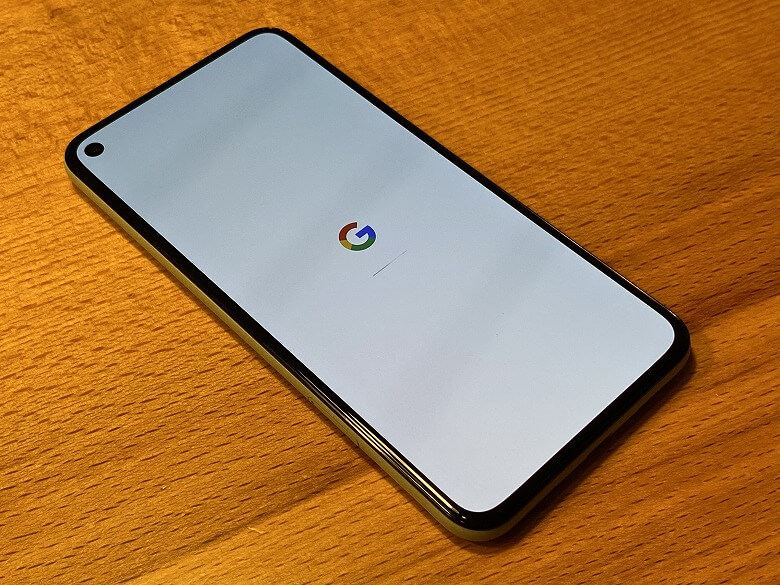 Google Pixel 5 ベゼルが狭い