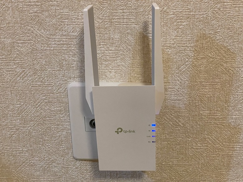 TP-Link RE605X コンセントに接続