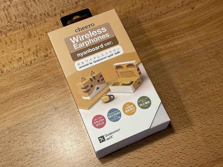 cheero nyanboard Wireless Earphones Bluetooth 5.2 外箱