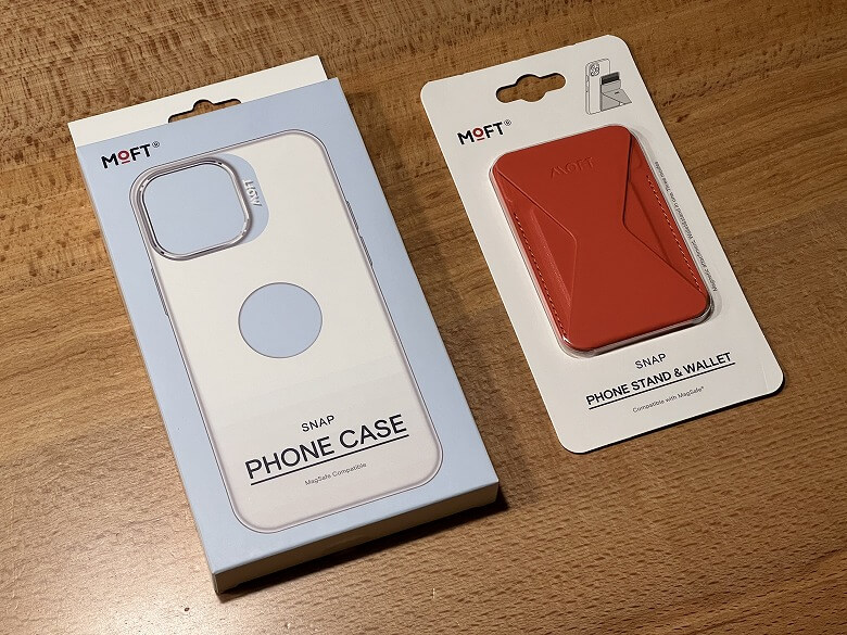 MOFT MagSafe対応iPhone13/12用ケース＆スタンド＆ウォレット 外箱