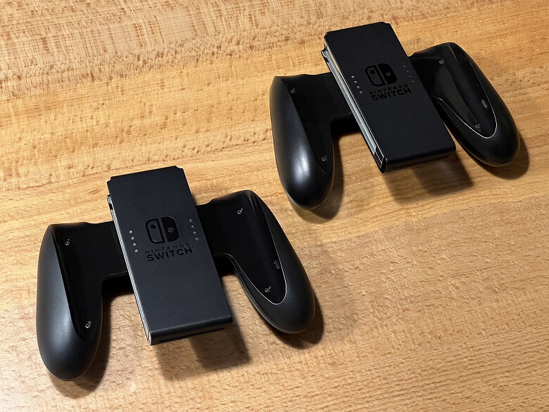 Nintendo Switch 有機ELモデル Joy-Conグリップ比較