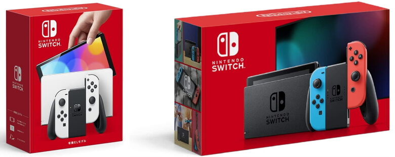 Nintendo Switch 有機ELモデル 無印と比較