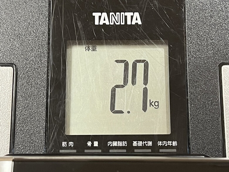 TANITA RD-803L 重さ
