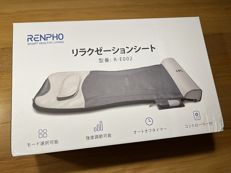 RENPHO リラクゼーションシート R-E002 外箱