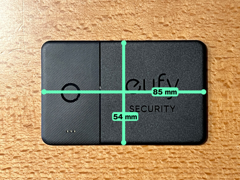 Eufy Security SmartTrack Card サイズ