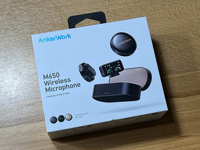 AnkerWork M650 Wireless Microphone 外箱
