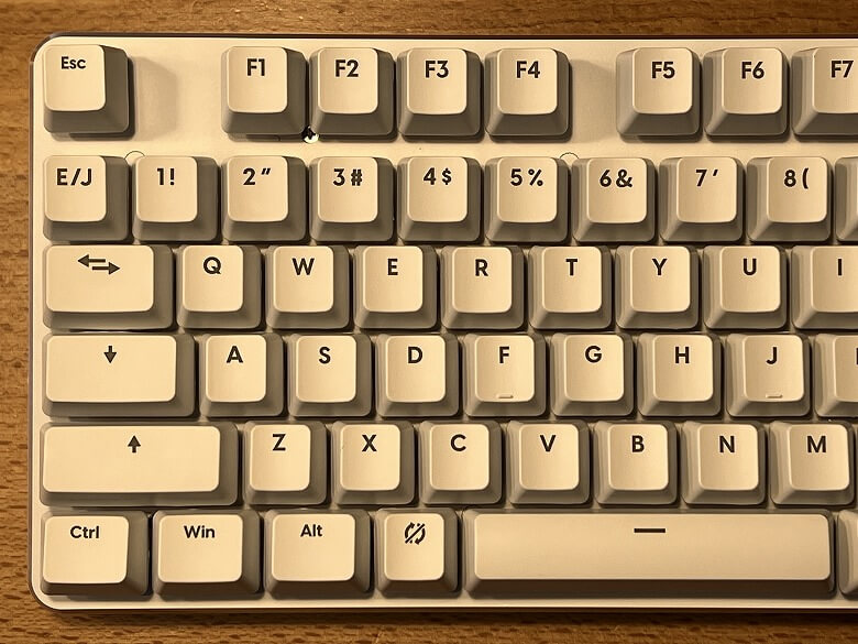 Pulsar PCMK JIS TKL Keyboard 左側