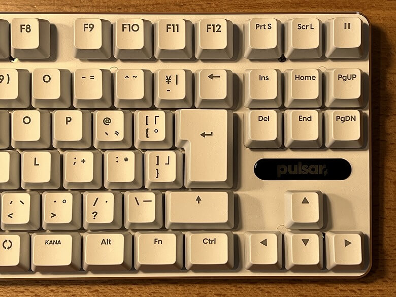 Pulsar PCMK JIS TKL Keyboard 右側