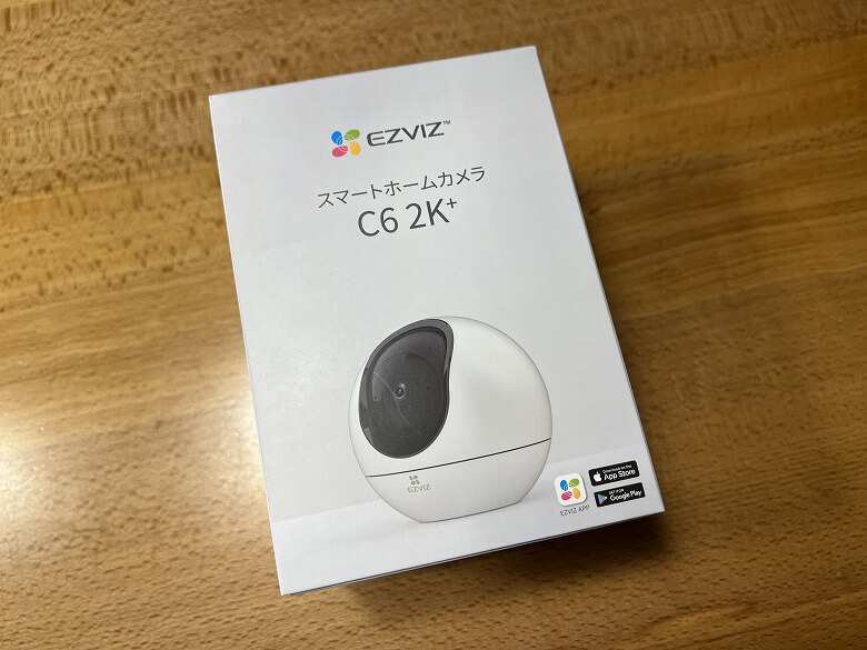 EZVIZ C6 2K⁺ スマートホームカメラ 外箱