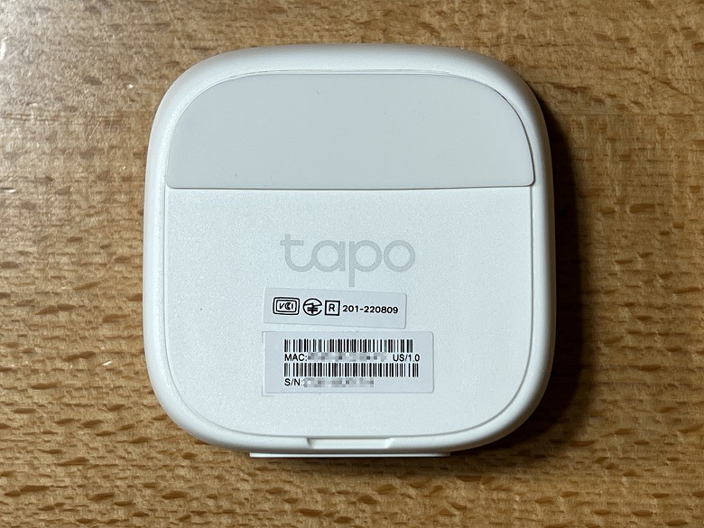 TP-Link Tapo T315 裏面