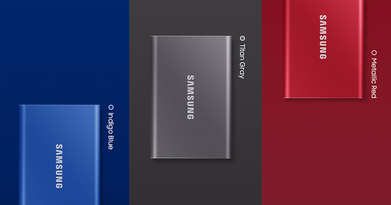 Samsung T7 カラーバリエーション