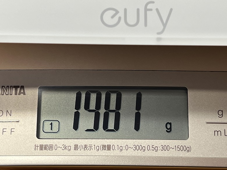 Eufy Smart Scale P3 重さ