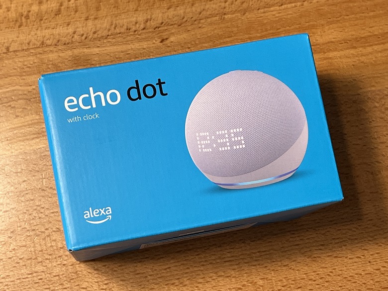 Amazon Echo Dot with clock 第5世代 外箱
