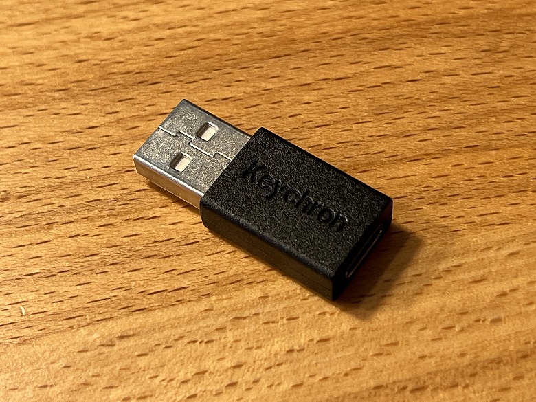 Keychron Q2 USB Type-A to Cアダプター