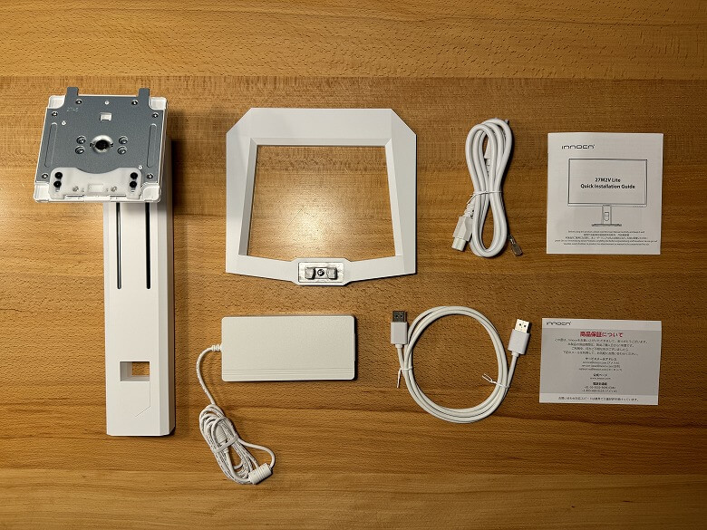INNOCN 27M2V Lite 同梱物