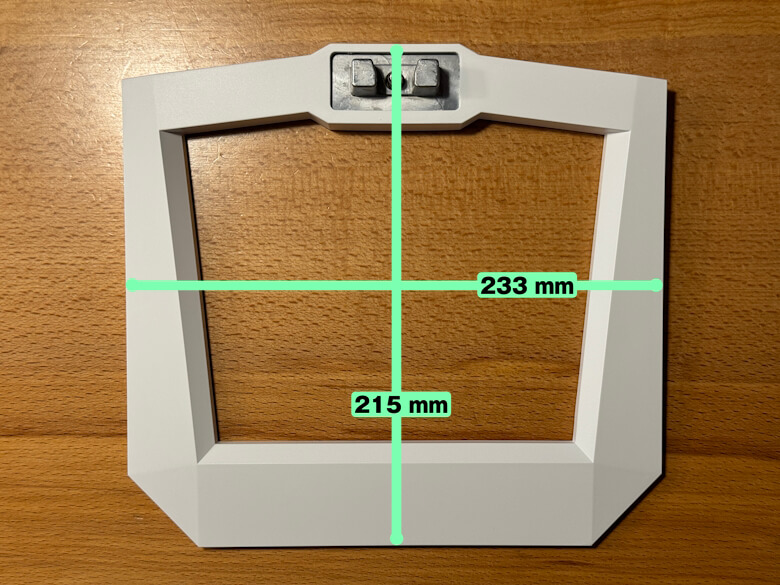 INNOCN 27M2V Lite ベーススタンドサイズ
